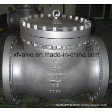 ANSI Large Diamètre Wcb Flange Connection End Check Valve